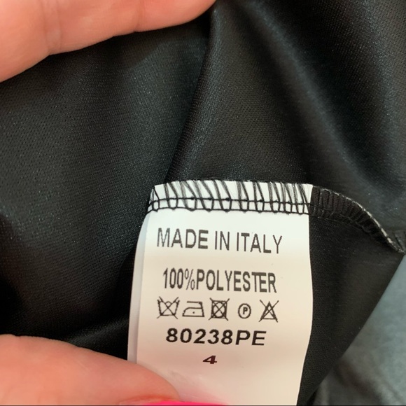 Boohoo Womens NWOT Faux Leather Blazer in Black Size 0 - Picture 6 of 6